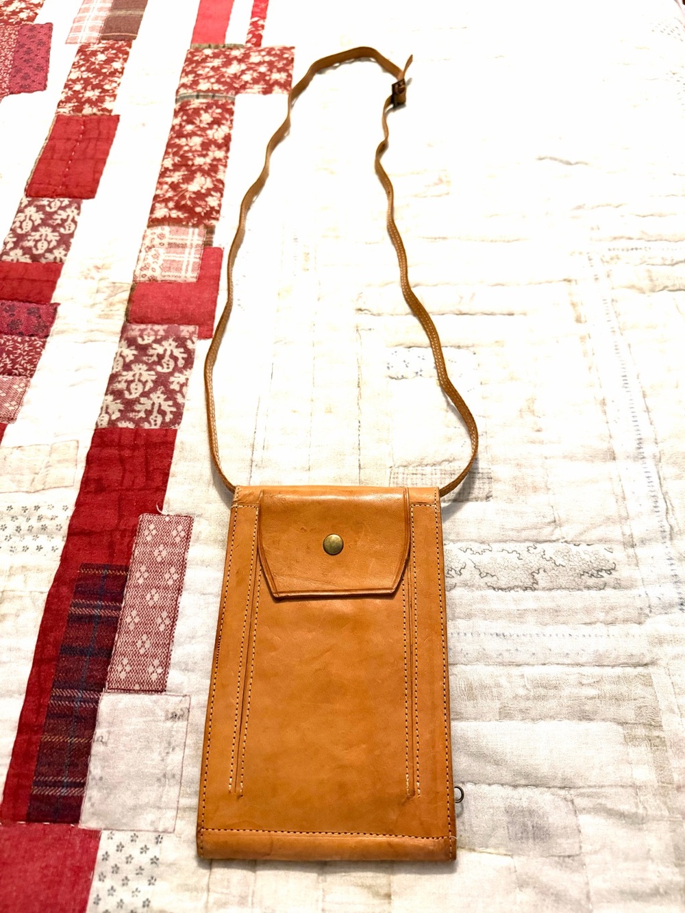 Like New Leather Crossbody Purse Made In Paraguay